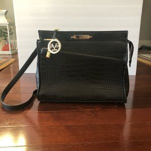 Versace 1969 black crock handbag
